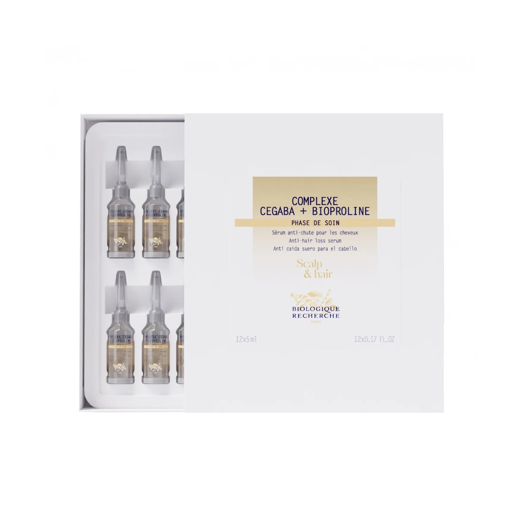 Complexe Cegaba + Bioproline Serum Capillaire 12x5ml