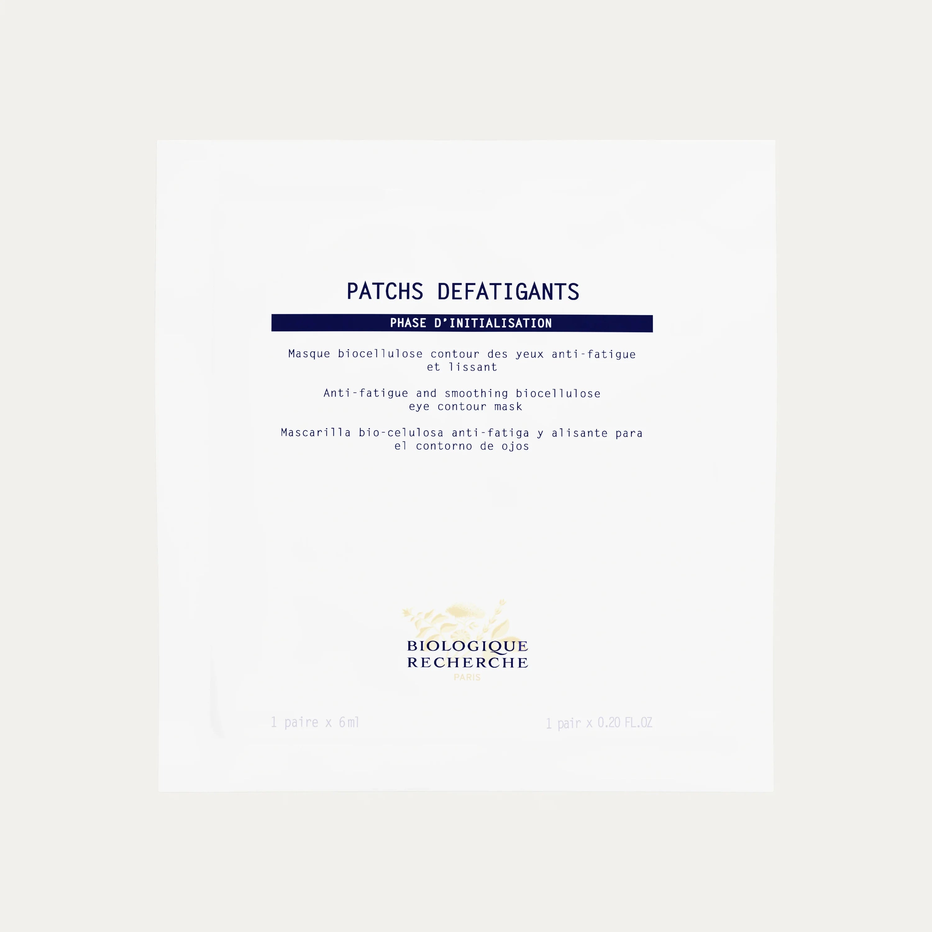 Eye Patchs Defatiqants 1 sheet